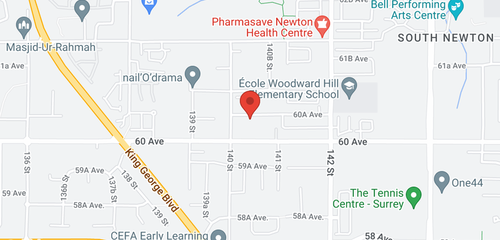 map of 14034 60A AVENUE